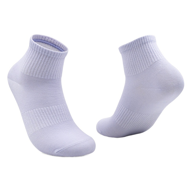 Calcetines calientes transfronterizos desodorante absorbente del sudor de los hombres 3A calcetines antibacterianos de la mitad de la pantorrilla calcetines de invierno calcetines de algodón bajos transpirables de color sólido