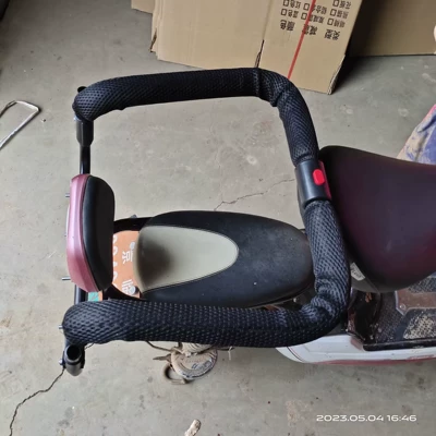 Electric Vehicle Guardrail Rear Full Circumference Baby Safety Guardrail Child Seat Guardrail Electric Bicycle Rear Safety (Electric car child seat) - 30x39-black