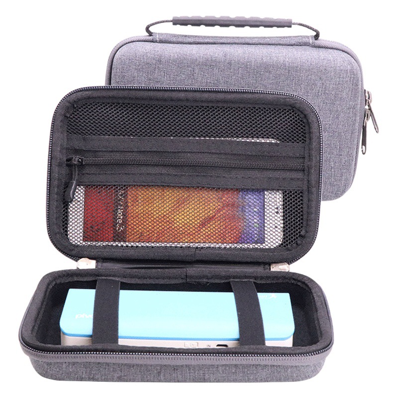 En stock portátil EVA multiusos de energía móvil bolsa de almacenamiento de disco duro auricular U disco U escudo digital accesorios cubierta protectora