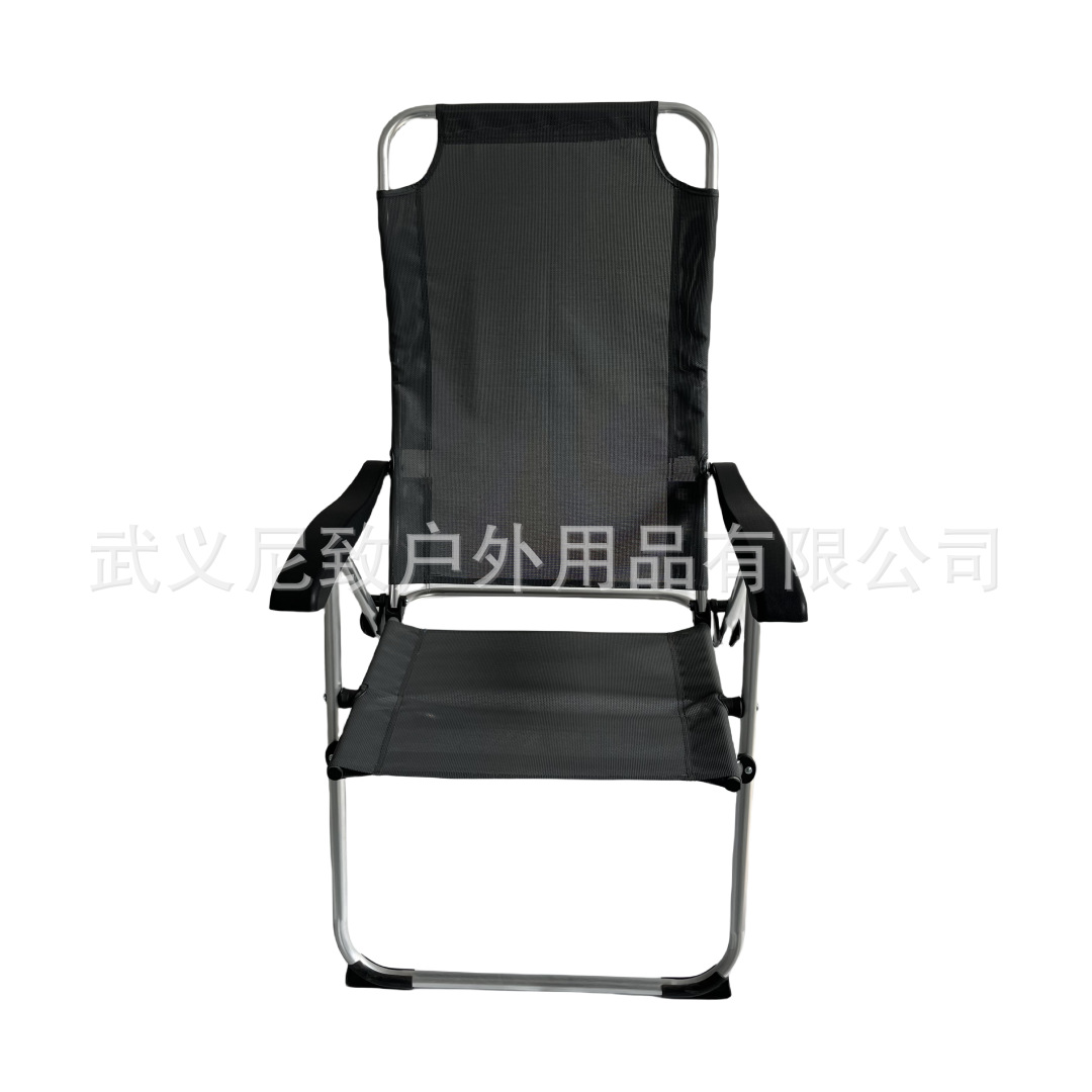 Outdoor Foldable Chair Portable Camping Picnic Lounge Chair Foldable Beach Chair High Back Leisure Fishing Chair