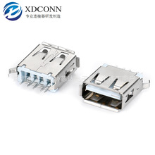 USB 2.0 5Pĸ�� 180����ʽֱ��DIP���z�y�_  ���_��߅H=13.7/15.0