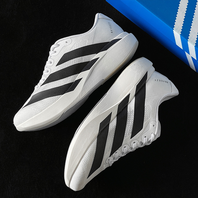 White Running Training Racing Shoes for Men and Women Summer 2025 New Mesh Breathable Soft Sole Sports and Leisure Shoes