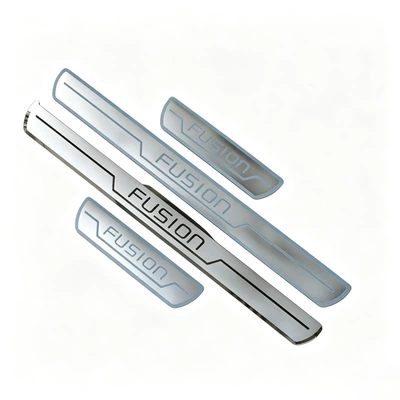 Suitable for 16-20 Ford Fusion Door Sill Modification Stainless Steel Trunk Guard Trim Strip (Dekorativ pedal başlıqları) - 16-20-ford-fusion-ultra-thin-door-sill-strip-standard-model-a