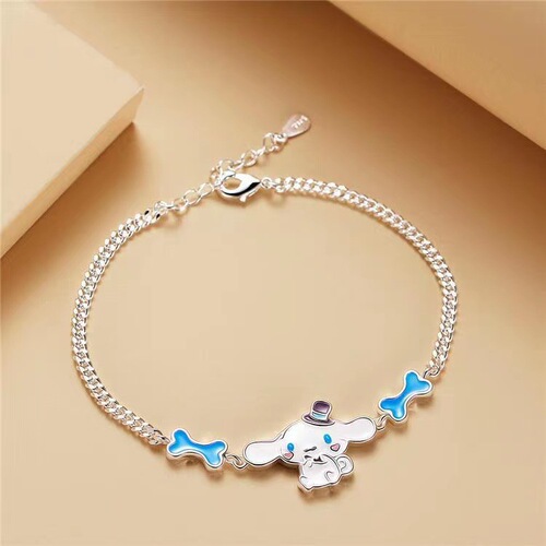 Sanrio Jade Dog Bracelet Melody Trendy Men and Women Versatile Cute Niche Design Best Friend Student Accessories