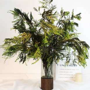Eternal Life Acacia Christmas Flower Dried Flower Real Flower High-grade Home Decoration Flower arrangement Wedding furnishings Window landscaping