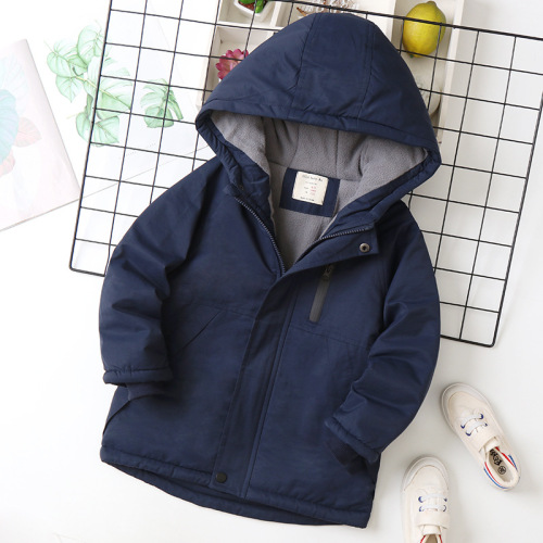 Children's winter warm padded cotton jacket, cross-border exclusive, thickened and lined, new children's cotton coat for 2025