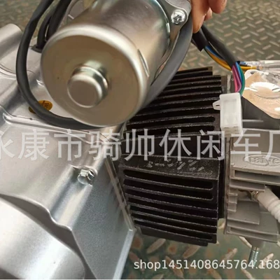 electric start engine-empty, Engine assembly