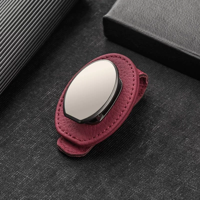 Car-Mounted Glasses Clip, Car Sun Car Glasses Clip/Bill Clip - red