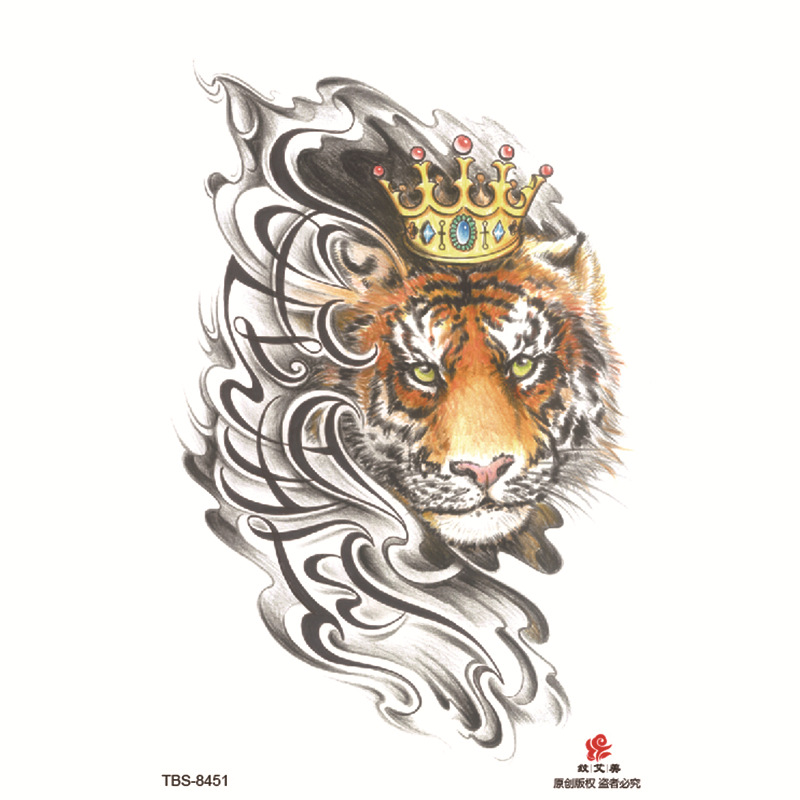 Pegatinas de tatuaje impermeables de brazo completo pequeño, símbolo de tótem, pegatinas de brazo pequeño, conjunto de ensamblaje al por mayor, suministro transfronterizo