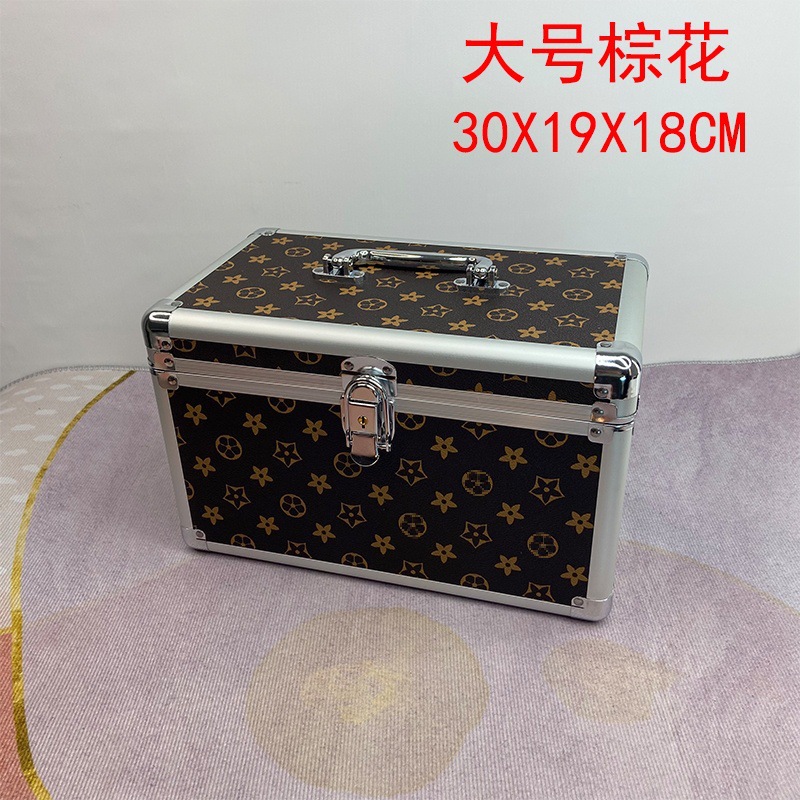 Caja de herramientas de técnico de baño de pies de doble capa, baño de pies, terapia de pedía, masaje de oído, salón de salud, caja de almacenamiento portátil, caja de reloj superior