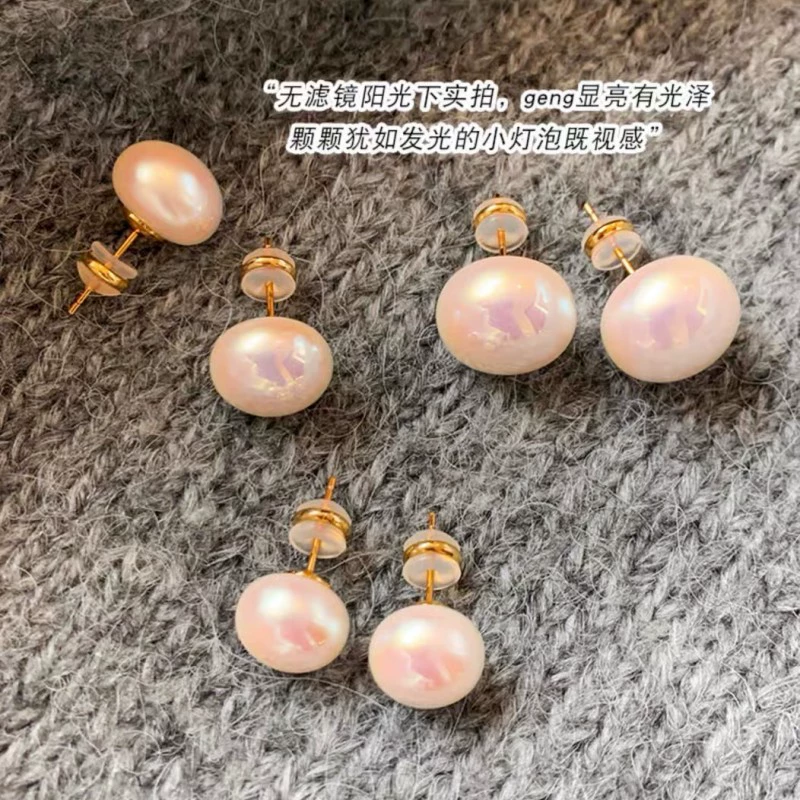 Серебряные серьги типа pearl, 925 пробы, образец, французский стиль, легкая роскошь