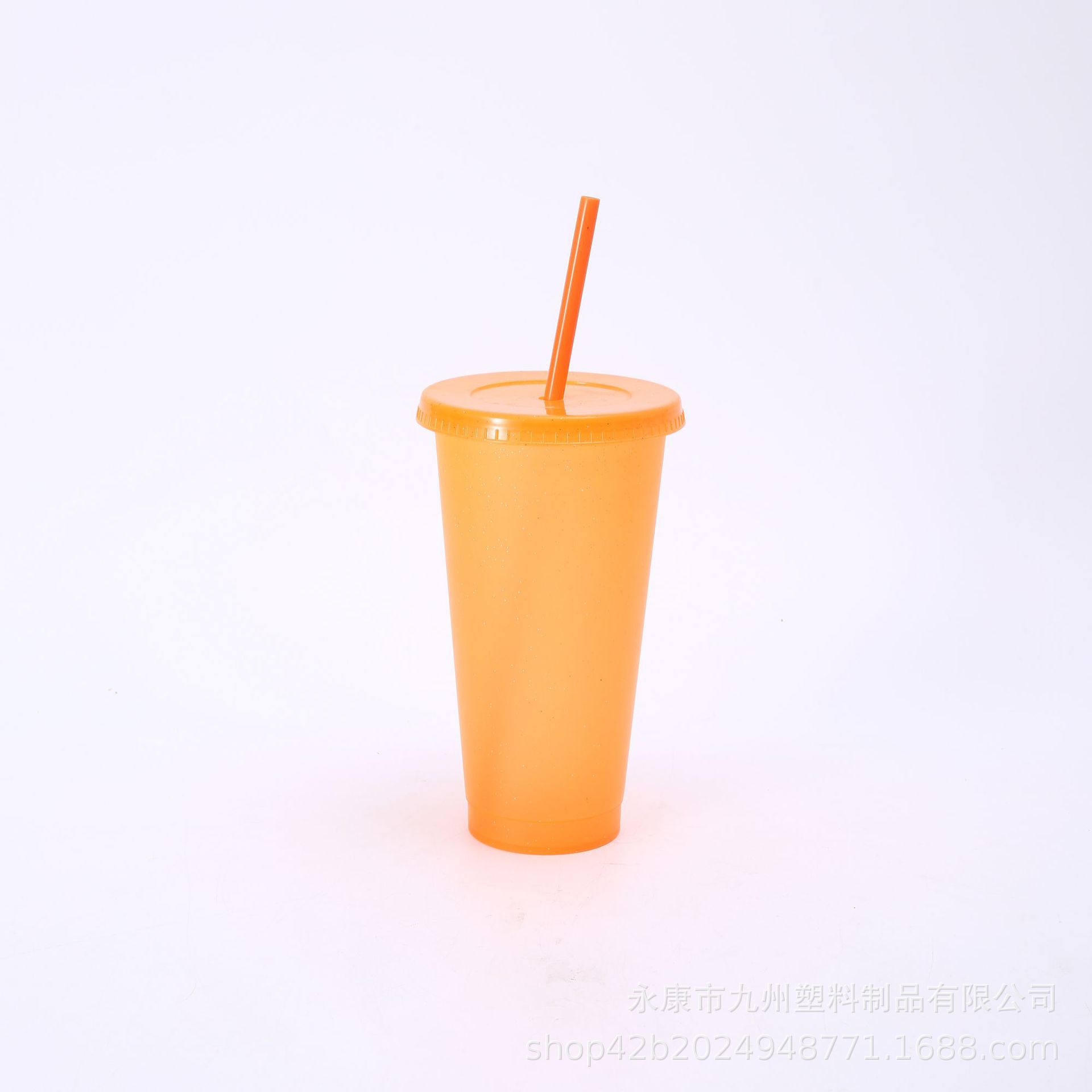 Taza de lentejuelas de brillo de papá estrella caliente transfronteriza de gran capacidad pp taza de pajita de plástico taza de agua de moda al por mayor