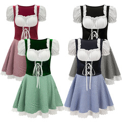 2023 New Munich Beer Festival Bavarian Folk Stage Performance Bar Girl Costume
