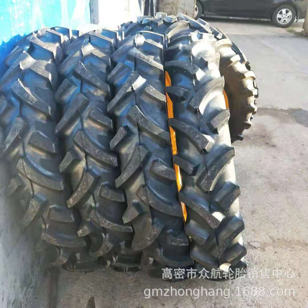供应农用轮胎 9.5-32 230/95-32 R-1加密人字花纹拖拉机旱田轮胎