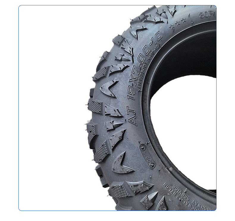 Atv Four-Wheel Go-Kart Atv 10inch Vacuum Thickeneded Tire 19*7-10A Pattern Off-Road