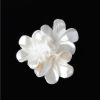 DIY shell Petalial Handmade Carving Drilling Flower Whitening White Shell Material Accessories Accessories Accessories B1-B24