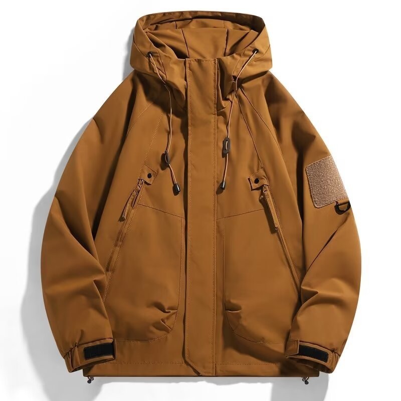 Chaqueta de vuelo negra americana para hombres otoño y invierno hombre duro tres defensa ropa de asalto chaqueta de herramienta chaqueta de comercio exterior al por mayor transfronterizo