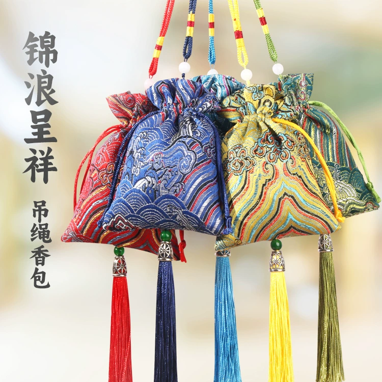 Пакетик для фестиваля драконьих лодок, пустой мешочек, портативный кулон с вышивкой, аксессуары династии Хань, многоразовые сушеные цветы, подарочный пакетик для фестиваля драконьих лодок, оптовая продажа
