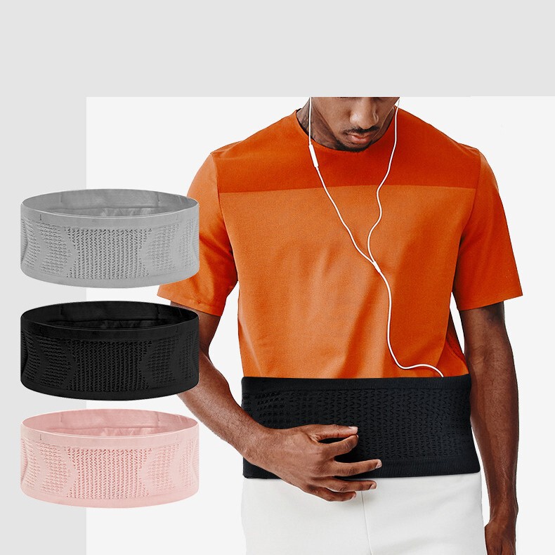 Running Waist Bag, Sports Outdoor Artifact, Invisible Anti-Theft, Men's and Women's Marathon, Light and Breathable Cycling Body Mobile Phone Bag