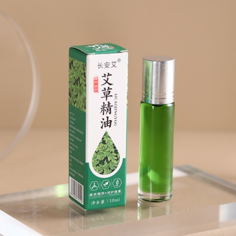 ローリングボール よもぎ精油 10ml 全身用 保湿マッサージ 肩・首用 よもぎ葉精油 アロマセラピー 入浴用 よもぎ精油|undefined