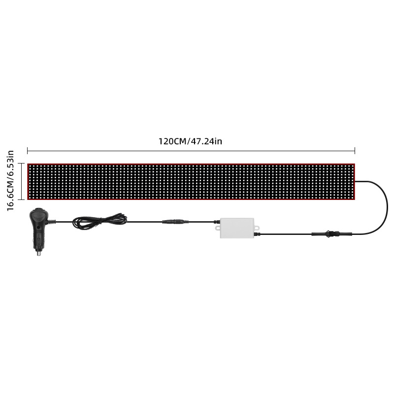 Ojo del diablo transfronterizo LED pantalla flexible lámpara de interior de coche RGB lámpara de decoración de ventana de camión pantalla electrónica universal personalizada