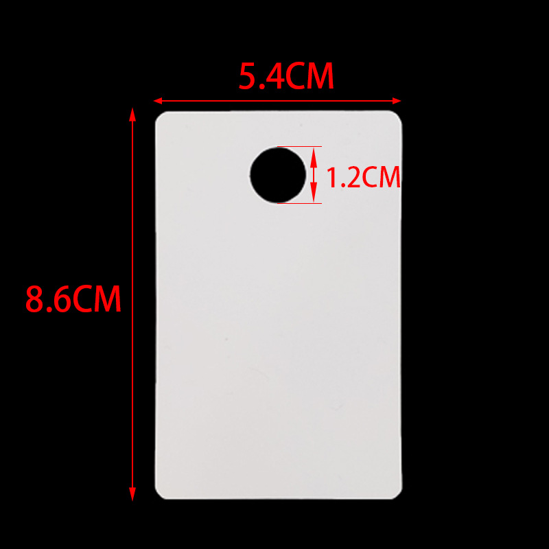 Etiqueta Colgante de Precio de Plástico PVC Transparente e Impresa para Ropa y Publicidad image 55
