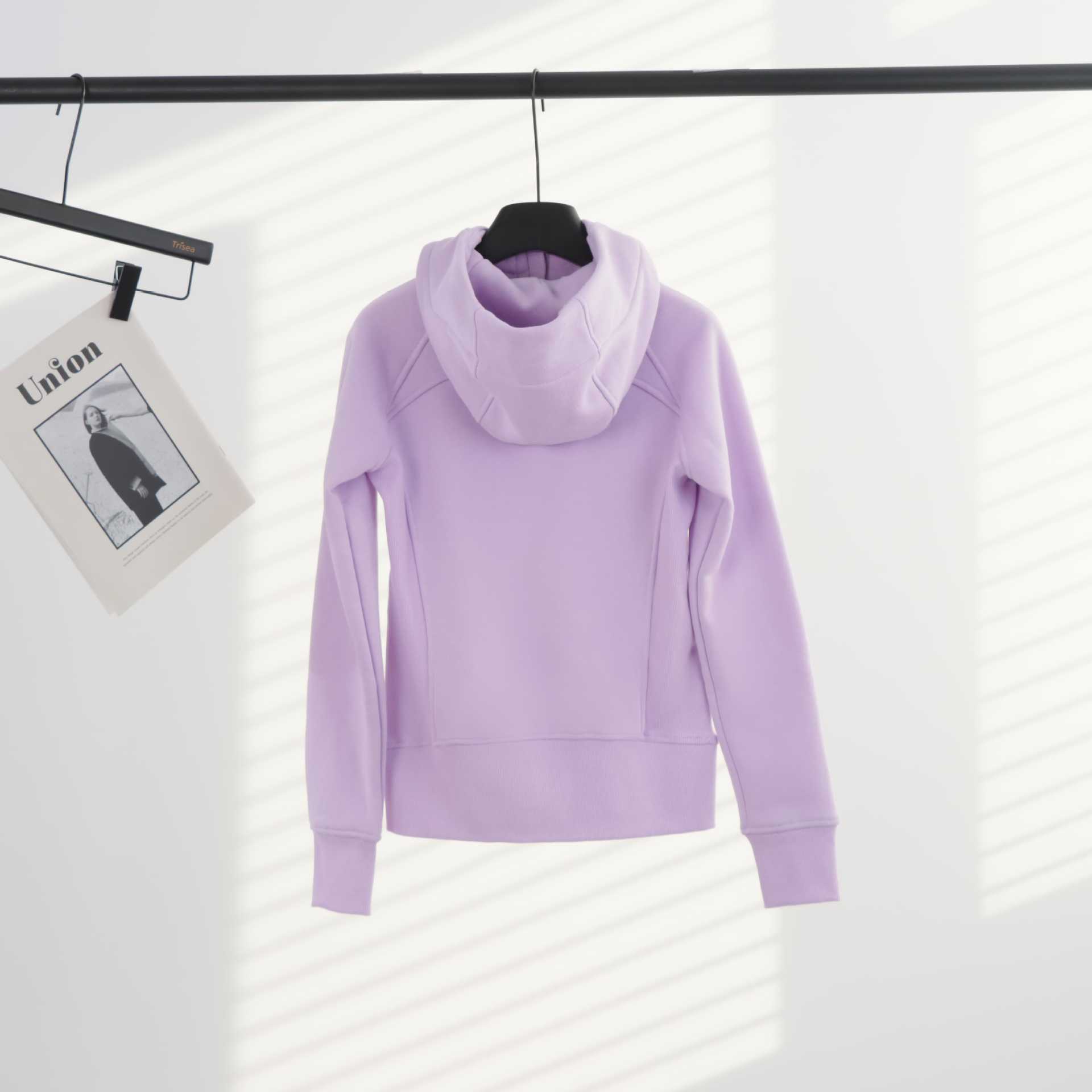 Women's Slim-Fit Scuba Hoodie With Gold Zipper – Fleece-Lined Pullover For Casual & Athletic Wear (Cotton, Stylish Colors)​_ecoleips.com