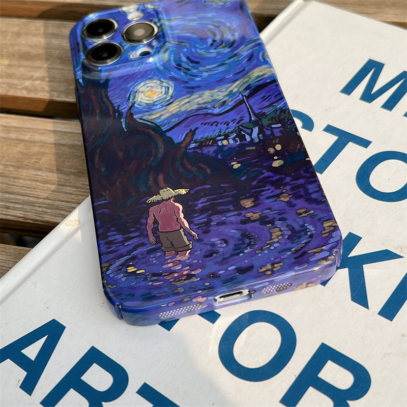 Van Gogh Adatto per Apple 14 Telefono iPhone 12 Pittura a olio 11 Pellicola 13 Custodia rigida Promax_voghion.com