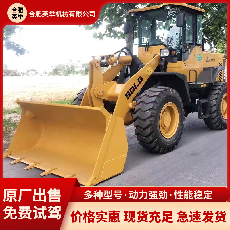 Comercio exterior venta noventa por ciento nueva carretilla elevadora, cargadora de descarga delantera 96L, buena condición de carretilla elevadora de proyecto