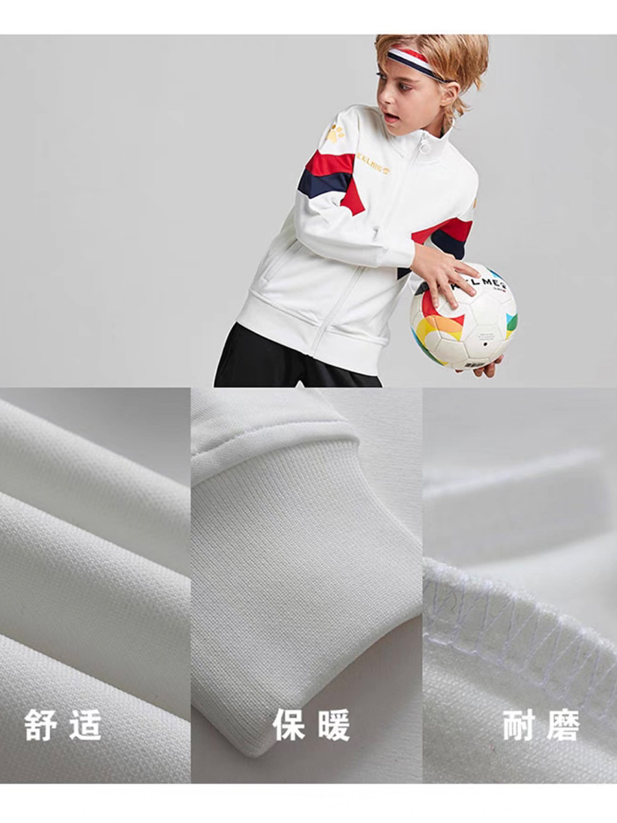 Cuello vertical empalme transfronterizo de dos piezas primavera y otoño grupo running trajes deportivos juveniles trajes deportivos personalizados para hombres