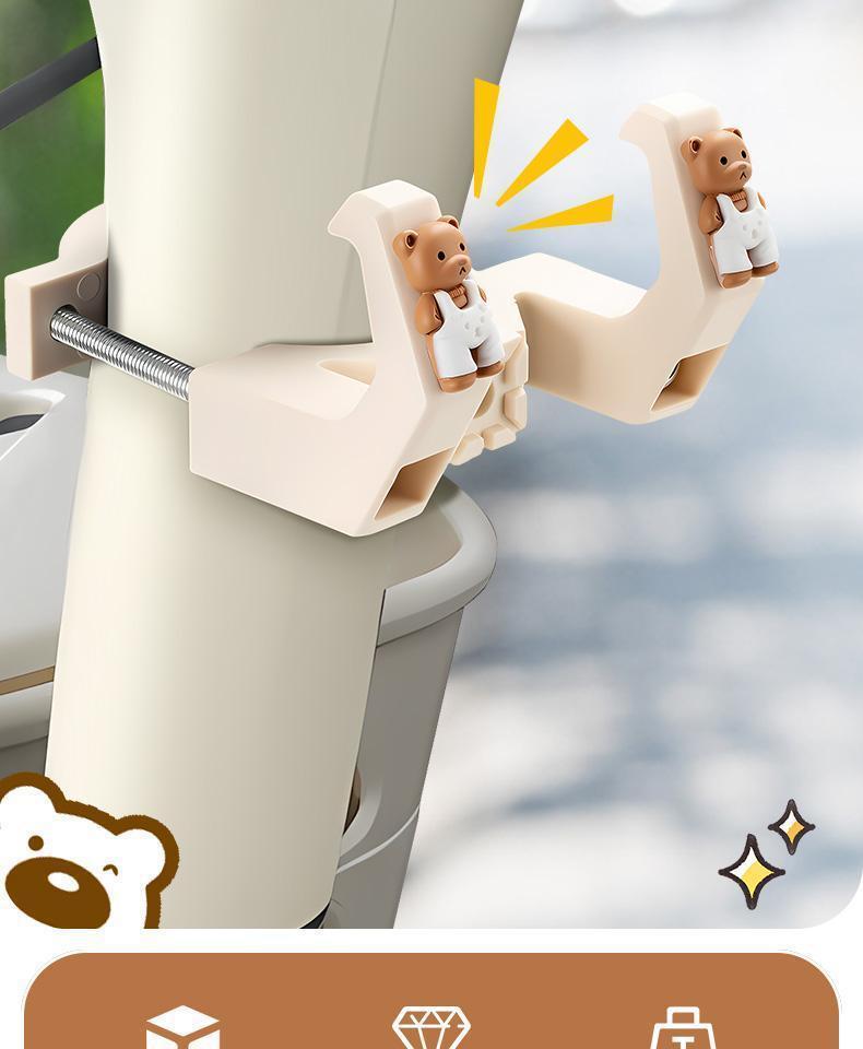 Universal front-mounted electric vehicle hook for Yadi, Aima, and Yuan Universe Tangdou electric bicycles, strong load-bearing capacity