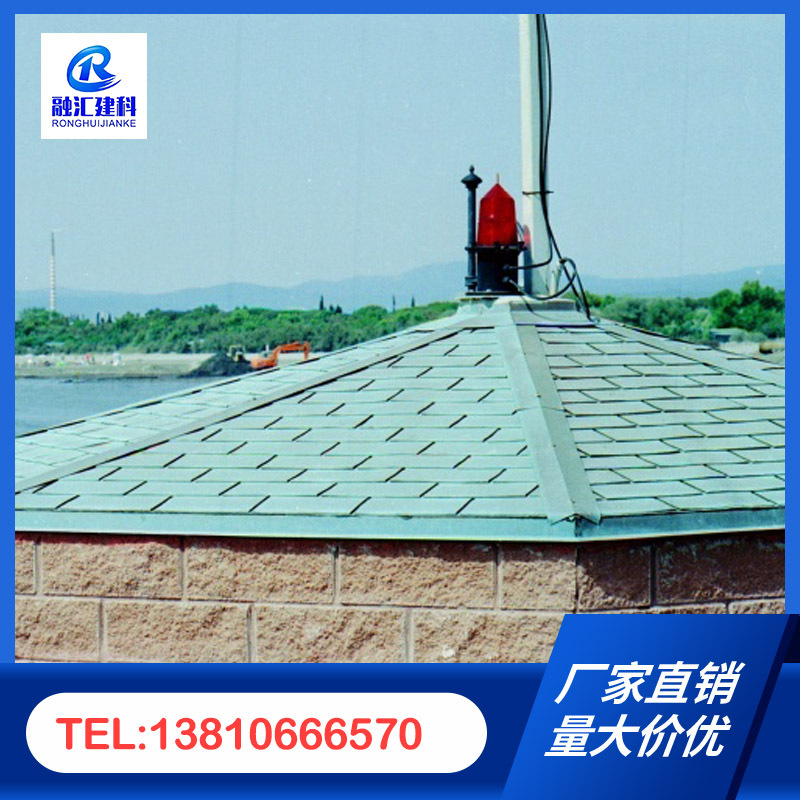 厂家直销金属复合瓦供应 屋面金属铜瓦 轻钢木屋别墅铝瓦复合板