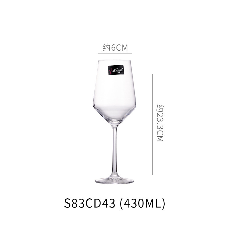 Copa de vino tinto de cristal clásico de Yidelita Copa de vino Copa de vino Copa de vino Marca de primera clase Logotipo imprimible