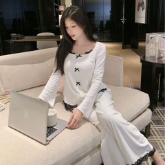 【甜桃海岛绒】睡衣女款2025新款秋冬长袖女士加绒家居服套装夏款