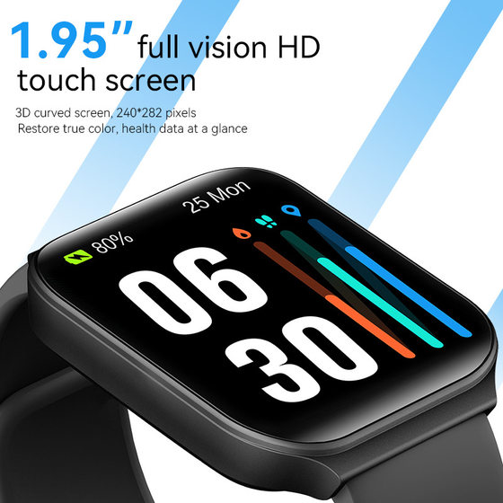 Foreign Trade New IDW16 Bluetooth Call Sports Health Heart Rate Blood Oxygen Monitoring Smart Watch Voice Assistant