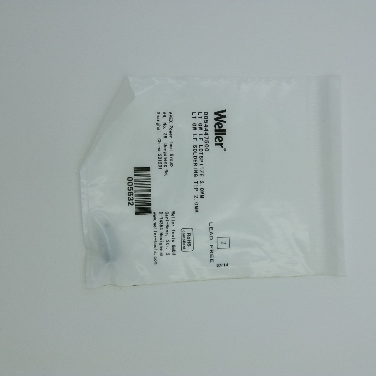 美国威乐 WELLER  T0054447500 LT GW LF 烙铁咀  烙铁头