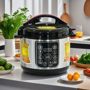 New High-Pressure Stewing Electric Rice Pressure Cooker 5 Liters Household 4-5 People Stainless Steel Inner Tank Fully Automatic Electric Pressure Cooker