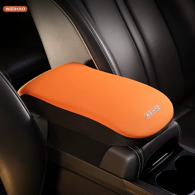 and elevated universal car central – Armrest box pad - orange