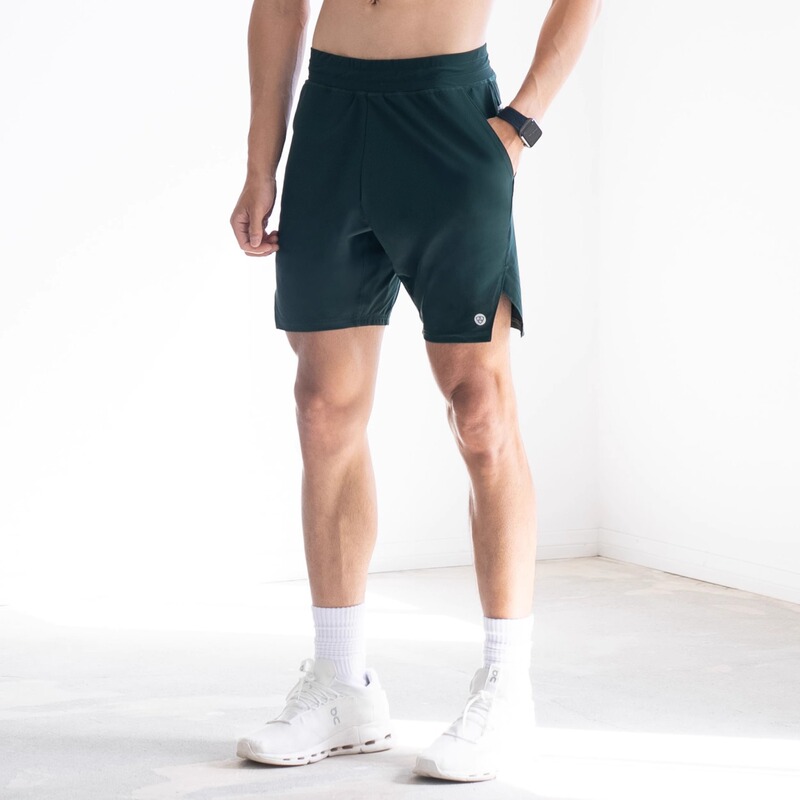 Summer Men's Sports Elastic Five-Point Pants New Basic Versatile Casual Fitness Training Knee-Length Shorts Trendy Brand