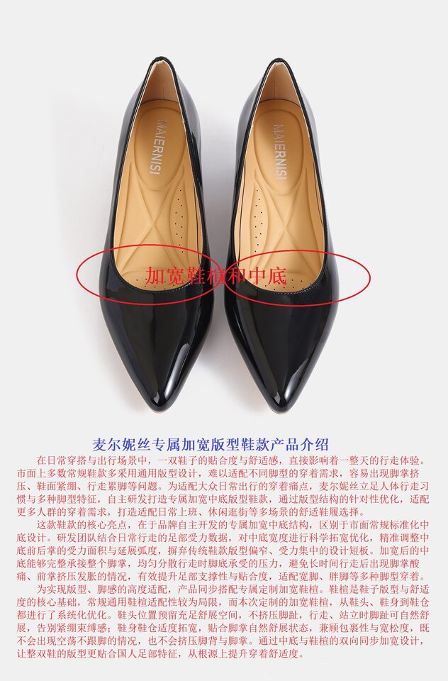 Giày cao gót nữ mũi nhọn họa tiết da báo, gót thô 3–6 cm, form rộng — màu mơ, màu đỏ, trắng chi tiết 2