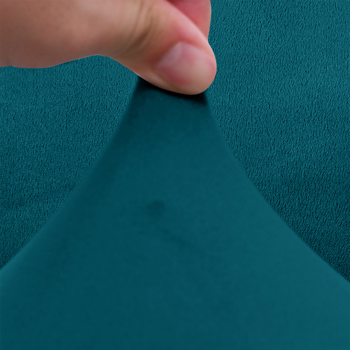 Amazon transfronterizo plata de zorro vello de oficina elástica cubierta de banco cubierta de cojín de silla universal de color sólido TEMU en stock