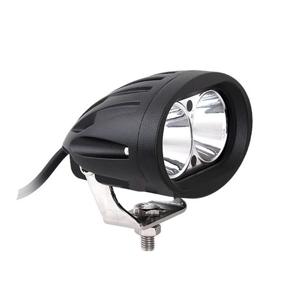 20W car inspection work light oval LED forklift light accessory work light with two LED beads motorcycle light