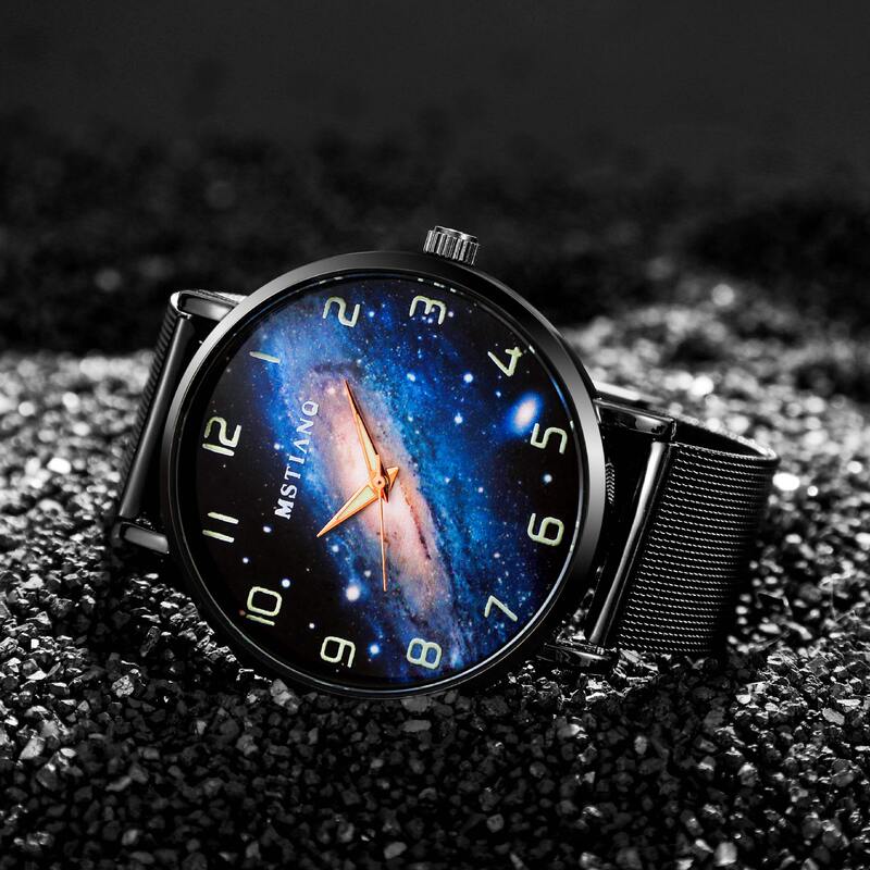Luminous Star Galaxy Men's Watch Korean Simple Fashion Trend Business Foreign Trade Explosive Factory Wholesale Direct Marketing