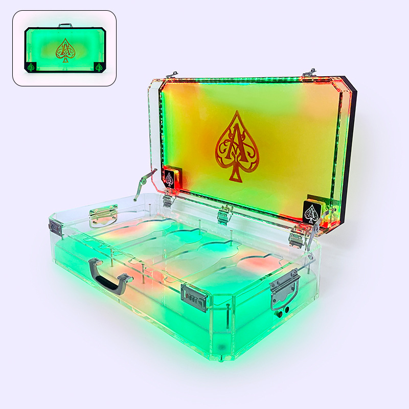 酒吧黑桃A酒箱发光神龙套VIP专属箱冰封流沙五支装杯具箱水果箱