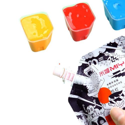 Mia gouache paint 100ml bag refill pack weird gouache refill color M7 art painting materials