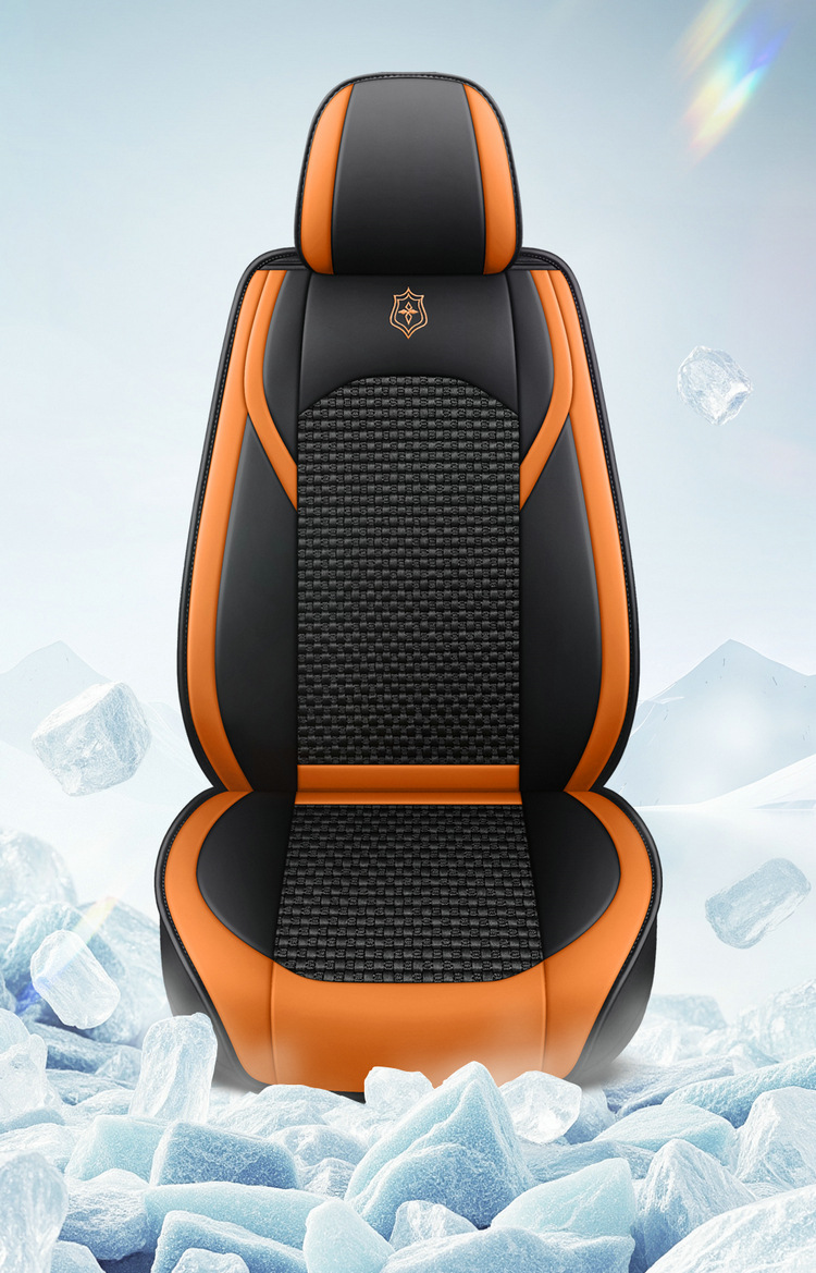 2025 New Model Full Leather All-Season Universal Car Seat Cushion Cover, Leather Seat Cover, Full Coverage for All Seasons