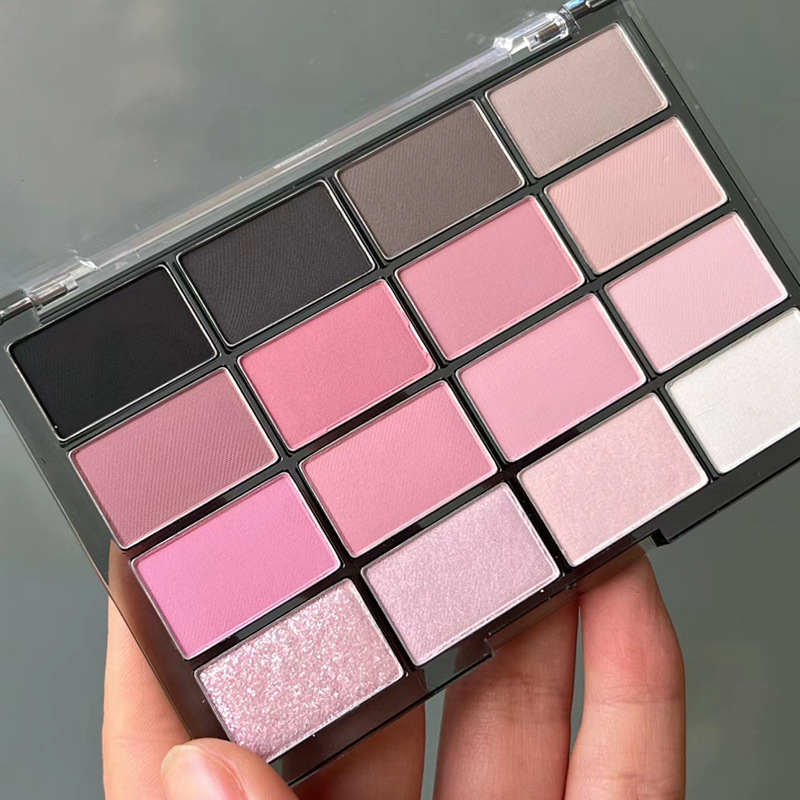 Capel ama la paleta de sombras de ojos de 16 colores, el gusano de seda perlado mate, ilumina el maquillaje diario dulce y fresco de baja saturación, barato