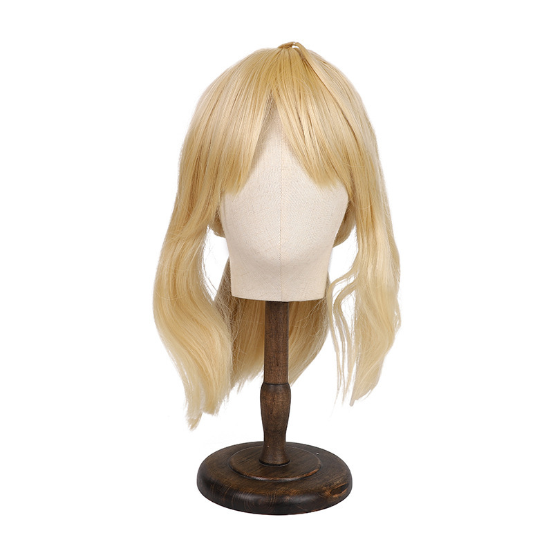 original god cos wig runaway sun kelly double ponytail character hal's moving castle hal