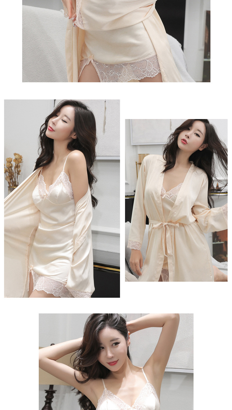 Ice Silk Nightdress - Stylish Look