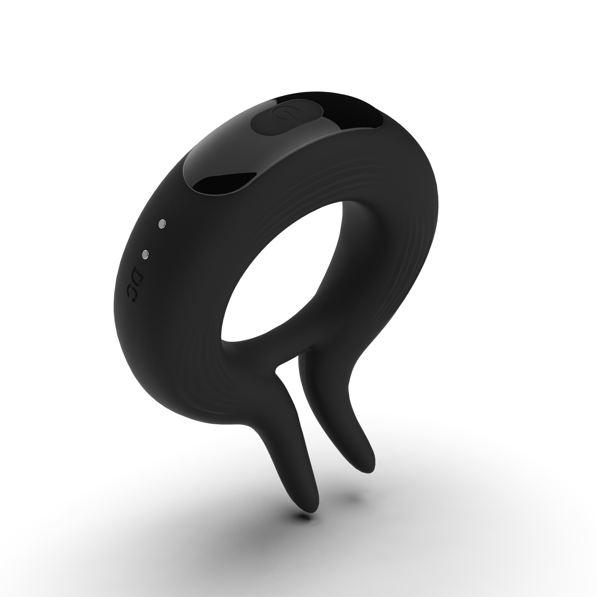 Suministro transfronterizo de 10 frecuencias de succión magnética de carga anillo de bloqueo de oreja de conejo anillo de vibración de silicona para hombres suministros para adultos fábrica al por mayor